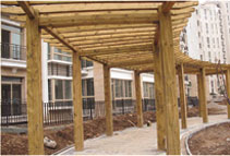 园林廊架景观设计的尺度与比例细节、优势